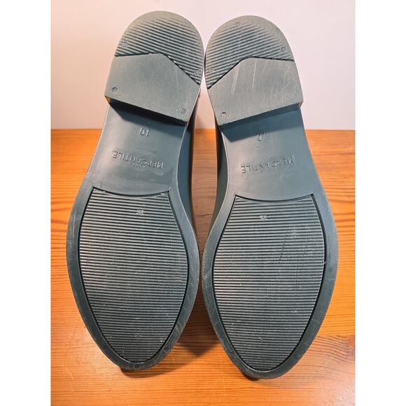 J CREW Mercantile Chelsea Womens 10 Green Rain Boots Ankle Waterproof - Picture 7 of 7